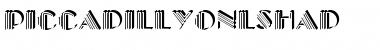 Download PiccadillyOnlShaD Regular Font Title Preview