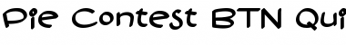 Download Pie Contest BTN Quill Regular Font Title Preview