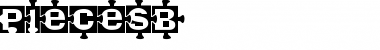 Download PiecesB Regular Font Title Preview