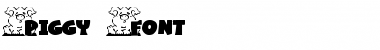 Download Piggy Font Regular Font Title Preview