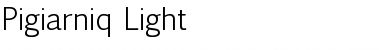 Download Pigiarniq Light Regular Font Title Preview