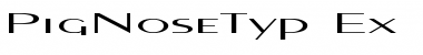 Download PigNoseTyp Ex Regular Font Title Preview