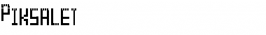 Download Piksalet Regular Font Title Preview