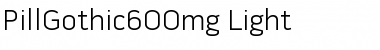 Download Pill Gothic 600mg Light Font Title Preview