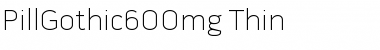 Download Pill Gothic 600mg Thin Font Title Preview