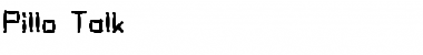 Download Pillo Talk Regular Font Title Preview