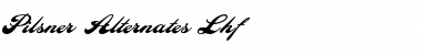 Download Pilsner Alternates Lhf Regular Font Title Preview