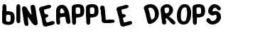 Download Pineapple Drops Regular Font Title Preview