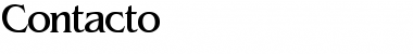 Download Contacto Regular Font Title Preview