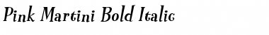 Download Pink Martini Bold Italic Regular Font Title Preview