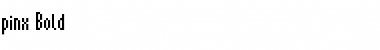 Download pinx Bold Font Title Preview