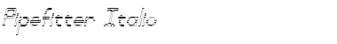 Download Pipefitter Italic Font Title Preview