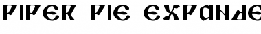 Download Piper Pie Expanded Expanded Font Title Preview