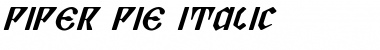 Download Piper Pie Italic Italic Font Title Preview