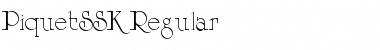 Download PiquetSSK Regular Font Title Preview
