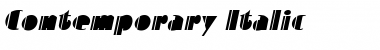 Download Contemporary Italic Font Title Preview