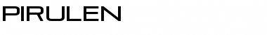 Download Pirulen Regular Font Title Preview