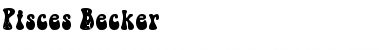 Download Pisces Becker Normal Font Title Preview