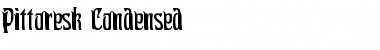 Download Pittoresk Condensed Regular Font Title Preview