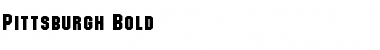 Download Pittsburgh Bold Font Title Preview