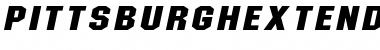 Download PittsburghExtended Oblique Font Title Preview