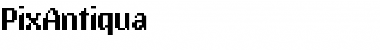 Download PixAntiqua Medium Font Title Preview