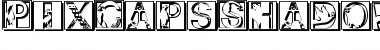 Download PixCapsShadow Regular Font Title Preview