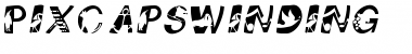 Download PixCapsWinding Regular Font Title Preview