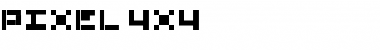 Download Pixel 4x4 Regular Font Title Preview
