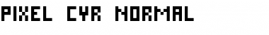 Download Pixel Cyr Normal Font Title Preview