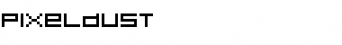 Download Pixeldust Regular Font Title Preview