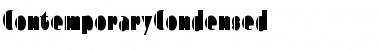 Download ContemporaryCondensed Regular Font Title Preview