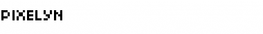 Download Pixelyn Medium Font Title Preview