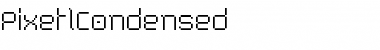 Download PixetlCondensed Regular Font Title Preview
