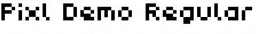Download Pixl_Demo Regular Font Title Preview