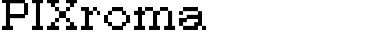 Download PIXromaPL Normal Font Title Preview