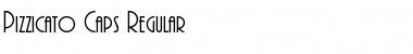 Download Pizzicato-Caps Regular Font Title Preview