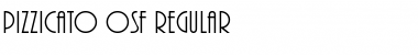 Download Pizzicato-Osf Regular Font Title Preview