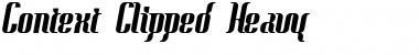 Download Context Clipped Heavy Font Title Preview