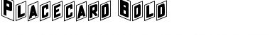 Download Placecard Bold Font Title Preview