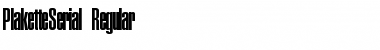 Download PlaketteSerial Regular Font Title Preview