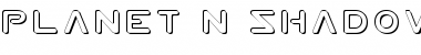 Download Planet N Shadow Shadow Font Title Preview