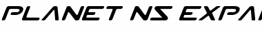 Download Planet NS Expanded Italic Expanded Italic Font Title Preview