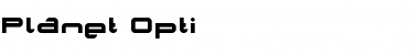 Download Planet Opti Regular Font Title Preview