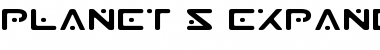 Download Planet S Expanded Expanded Font Title Preview