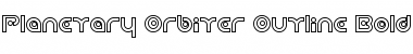 Download Planetary Orbiter Outline Bold Font Title Preview