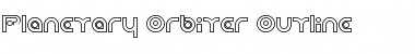 Download Planetary Orbiter Outline Regular Font Title Preview