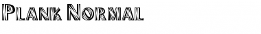 Download Plank Normal Font Title Preview