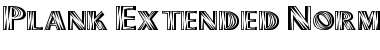 Download PlankExtended Normal Font Title Preview