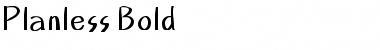 Download Planless Bold Font Title Preview